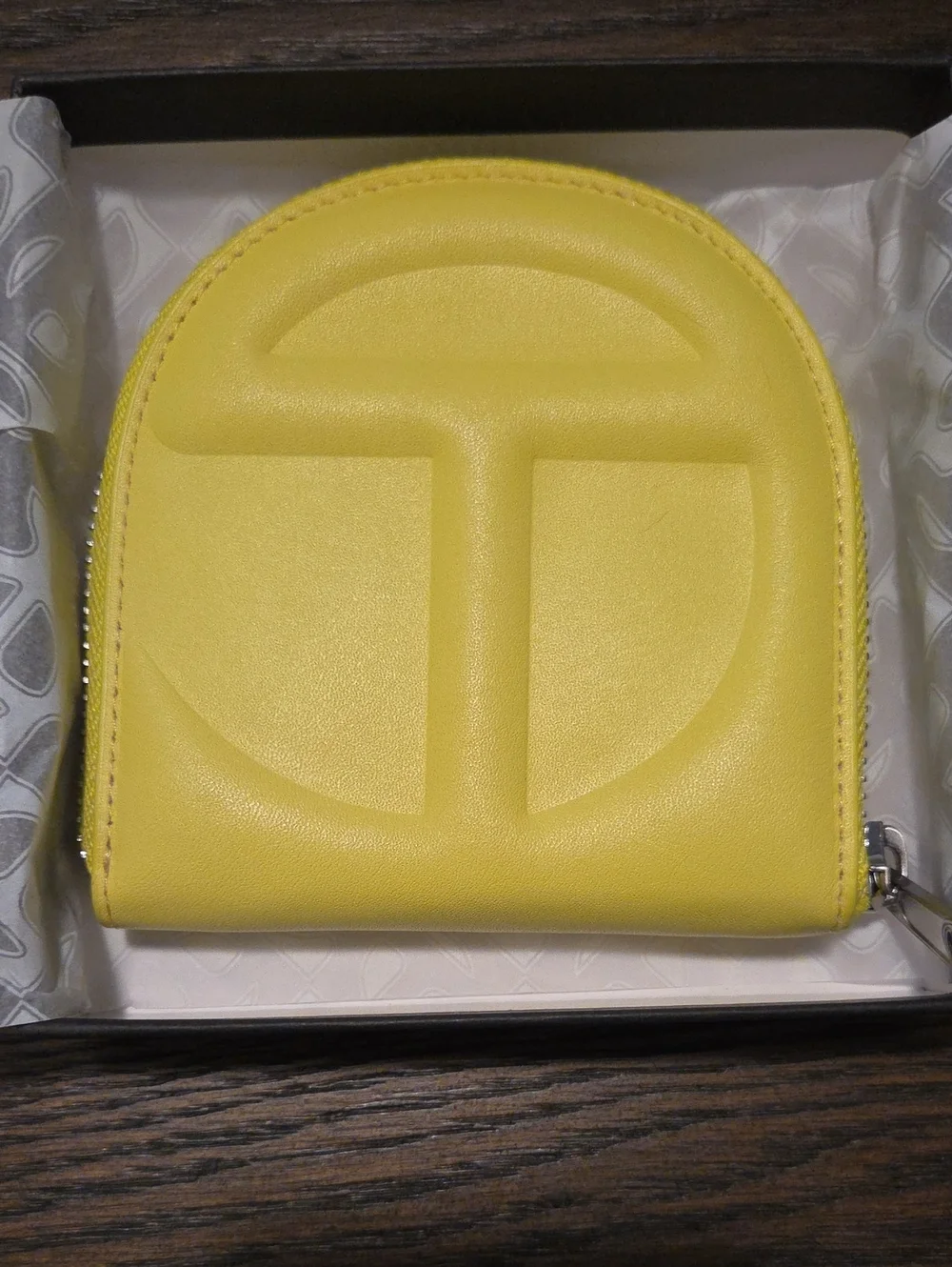 Telfar Wallet - Highlighter Yellow  NWT